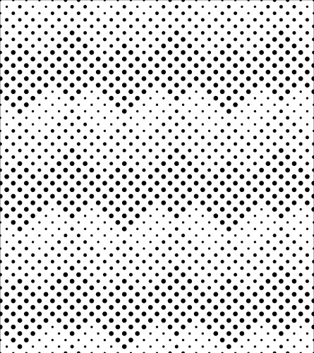 Halftone fade gradient background black and white Vector Image