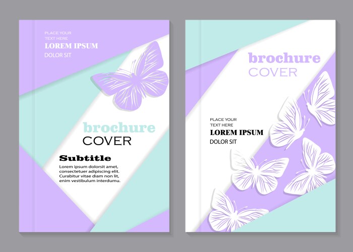 modern templates for brochure cover vector