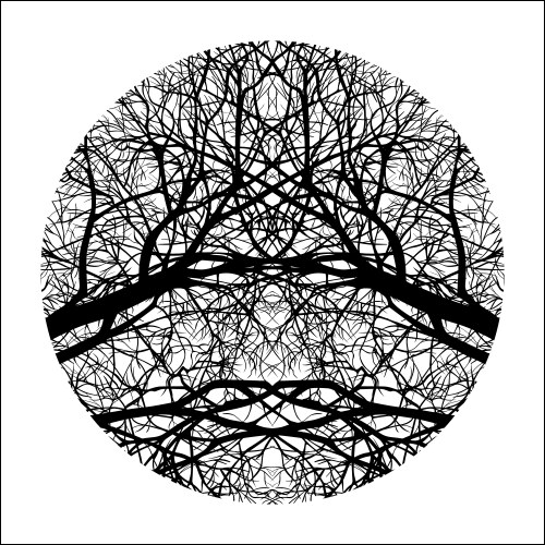Tree in circle Royalty Free Vector Image - VectorStock