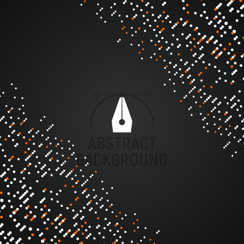 Visualization data technology abstract backdrop vector image