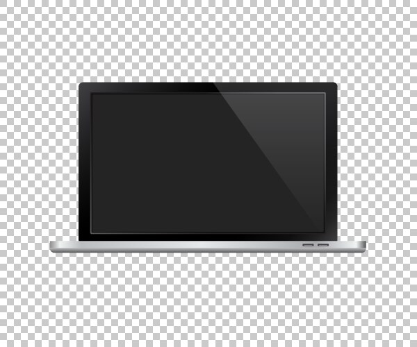 Realistic notebook isolated on transparent Vector Image