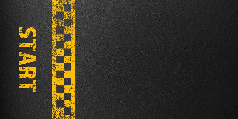 Textured asphalt with finishing line Royalty Free Vector