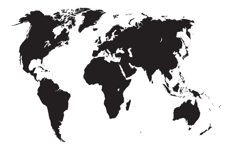 World map high detailed Vector Image