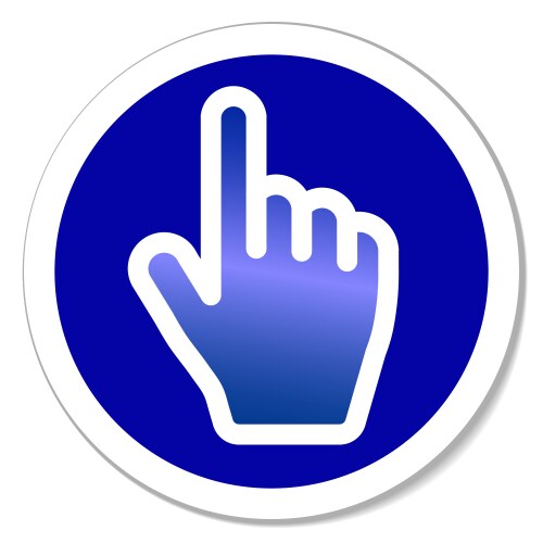Finger snapping outline hand gesture easy concept Vector Image