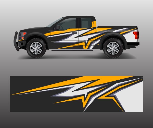 Offroad Racing Stripe Pattern Vector Image