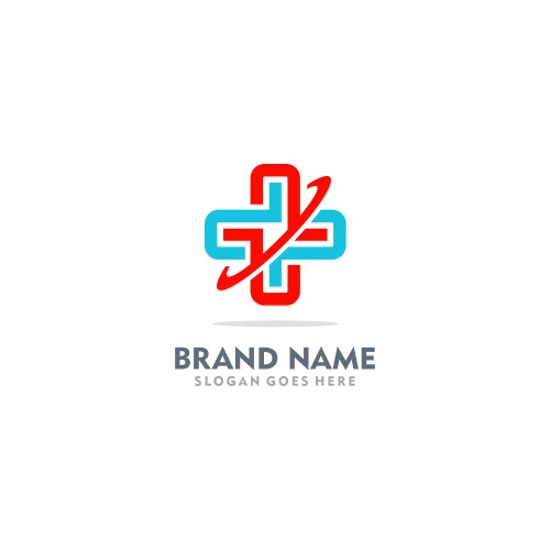 T circle cross logo Royalty Free Vector Image - VectorStock