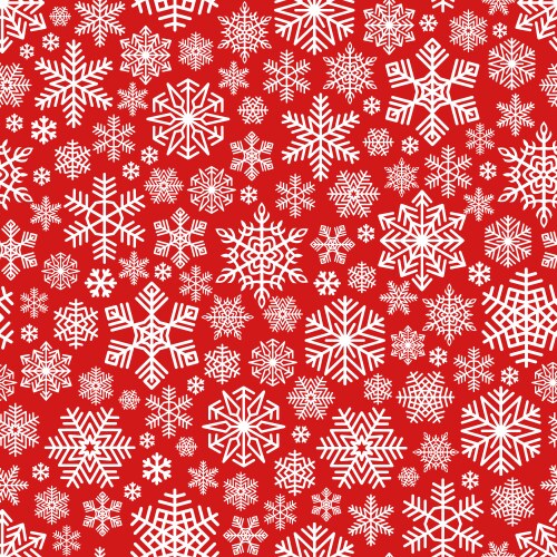 Red abstract background with snowflake Royalty Free Vector