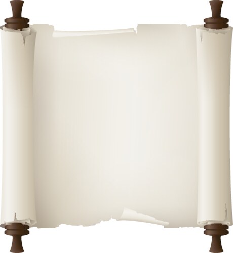 Antique Scroll Paper Banner Royalty Free Vector Image