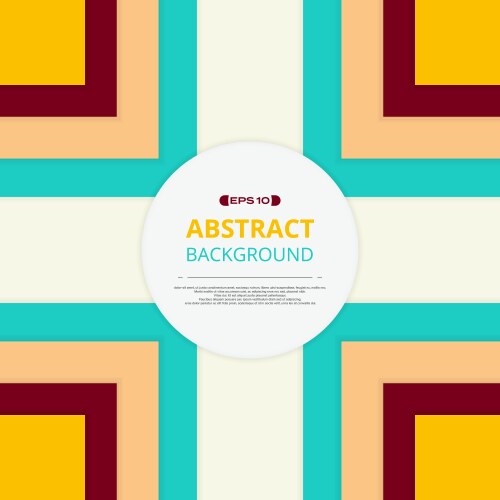 Abstract of colorful square pattern background vector image