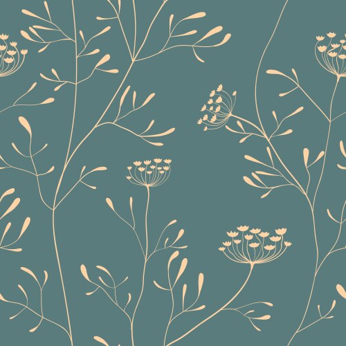 Delicate Parsnip Pattern vector image
