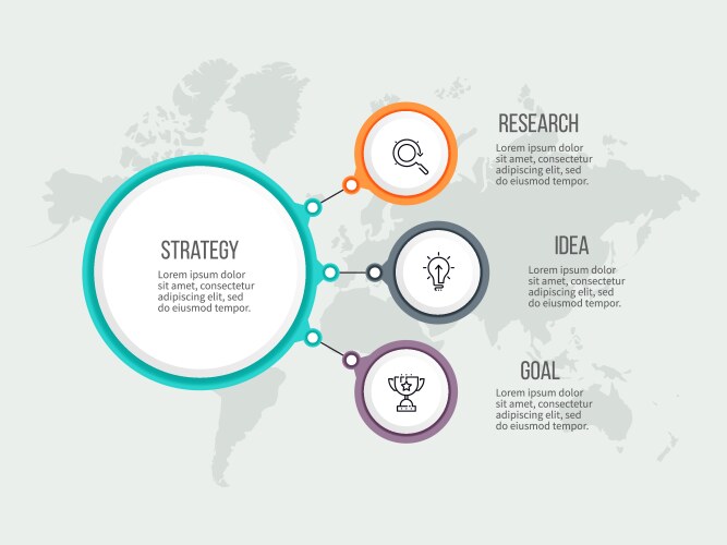 Business Hierarchy Chart - Organizational Diagram Vector Image
