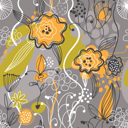 Beauty floral pattern Royalty Free Vector Image