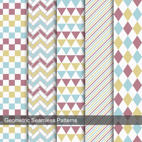 Eastern seamless pattern set Royalty Free Vector Image