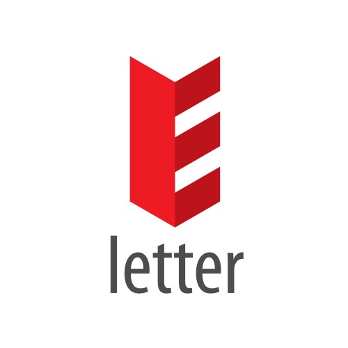 C letter one line colorful logo design template Vector Image