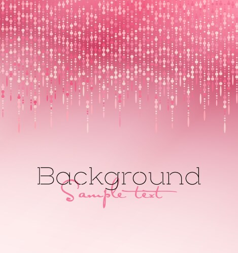Pink glitter sparkle on a transparent background Vector Image