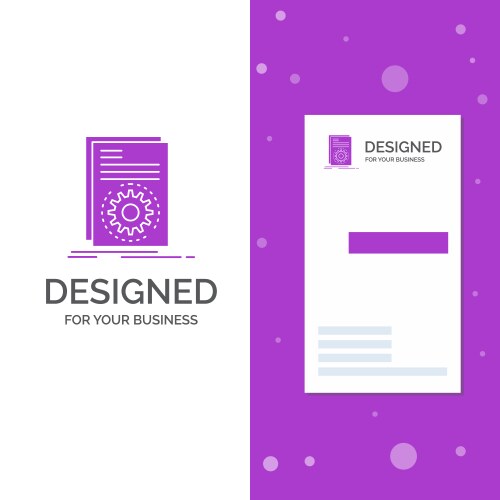 Business logo for code executable file running vector image