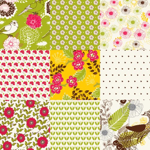Classic patterns Royalty Free Vector Image - VectorStock
