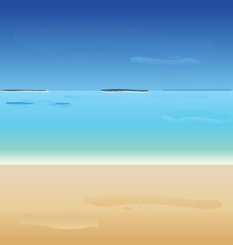 Summer holidays beach background Royalty Free Vector Image