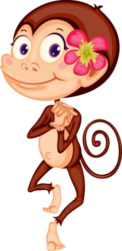 Monkey-frame Royalty Free Vector Image - VectorStock