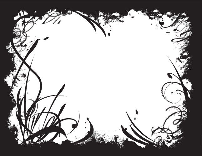 Grunge border Royalty Free Vector Image - VectorStock