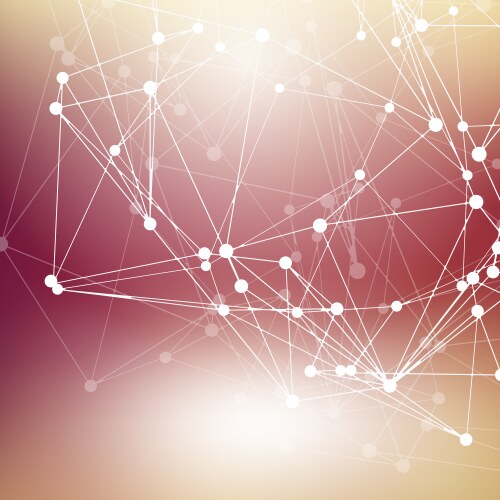 Wireframe polygonal element abstract background vector image