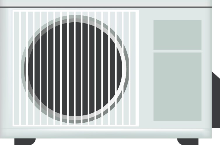 climate control heater or air conditioner system vector image