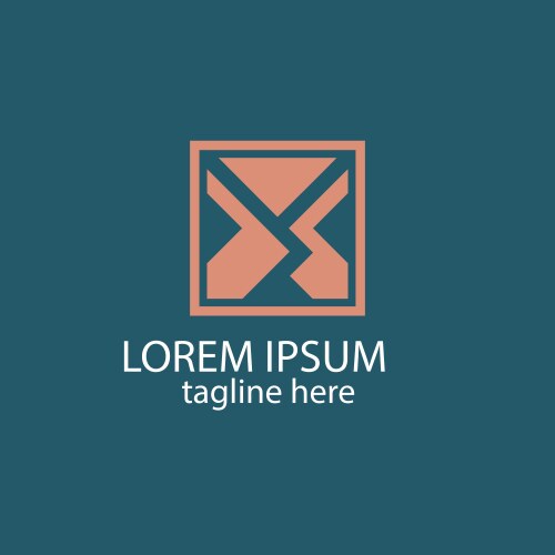 Modern t letter abstract logo design concept Vector Image