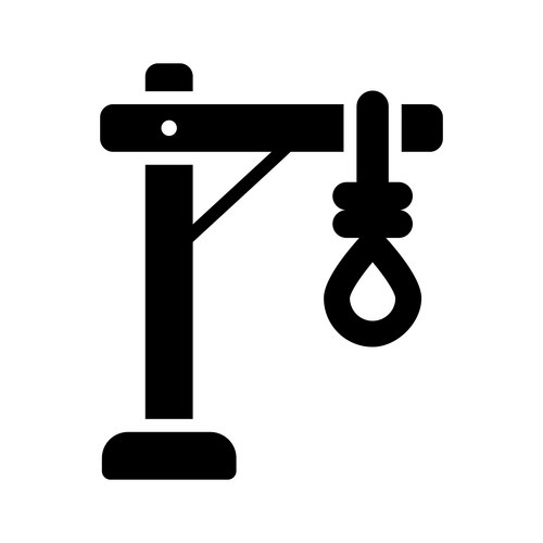 Noose Knot - Death Rope Detail Vector Image