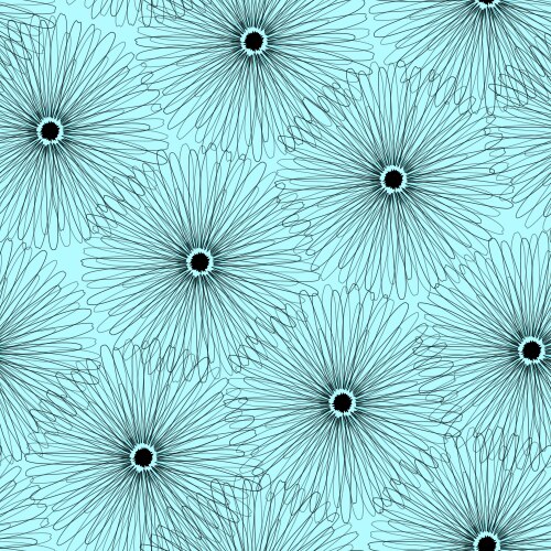 Flower seamless background Royalty Free Vector Image