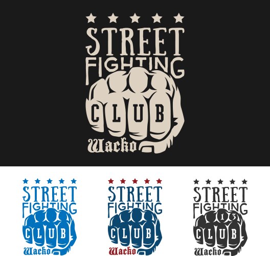 Street fighting Royalty Free Vector Image - VectorStock