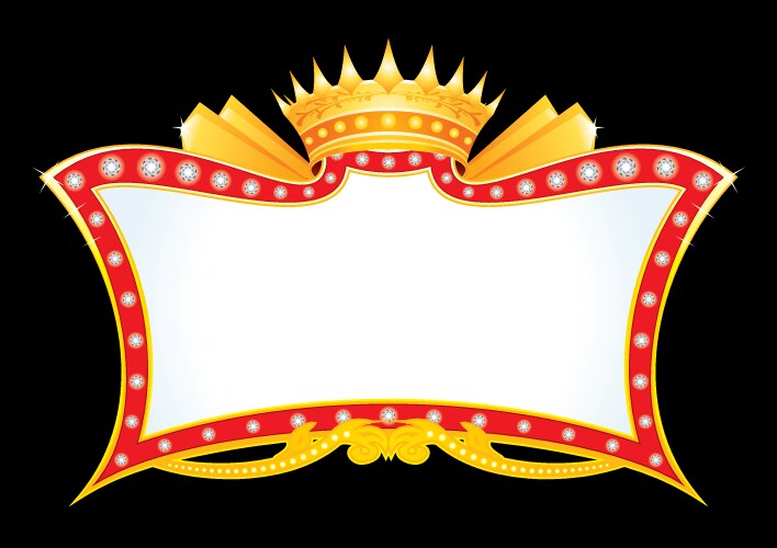 Red frame Royalty Free Vector Image - VectorStock