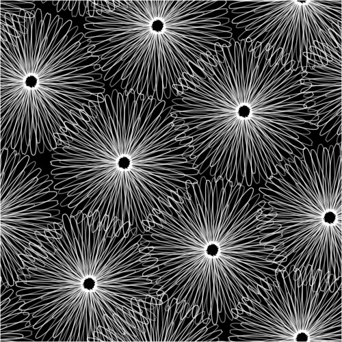 Flower seamless background Royalty Free Vector Image