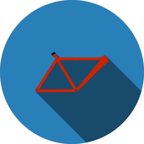 Bike frame icon Royalty Free Vector Image - VectorStock