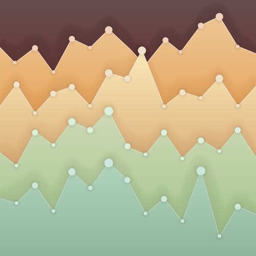 Colorful graph design for workflow layout diagram vektorbild