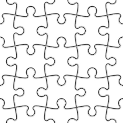 Jigsaw puzzle Royalty Free Vector Image - VectorStock