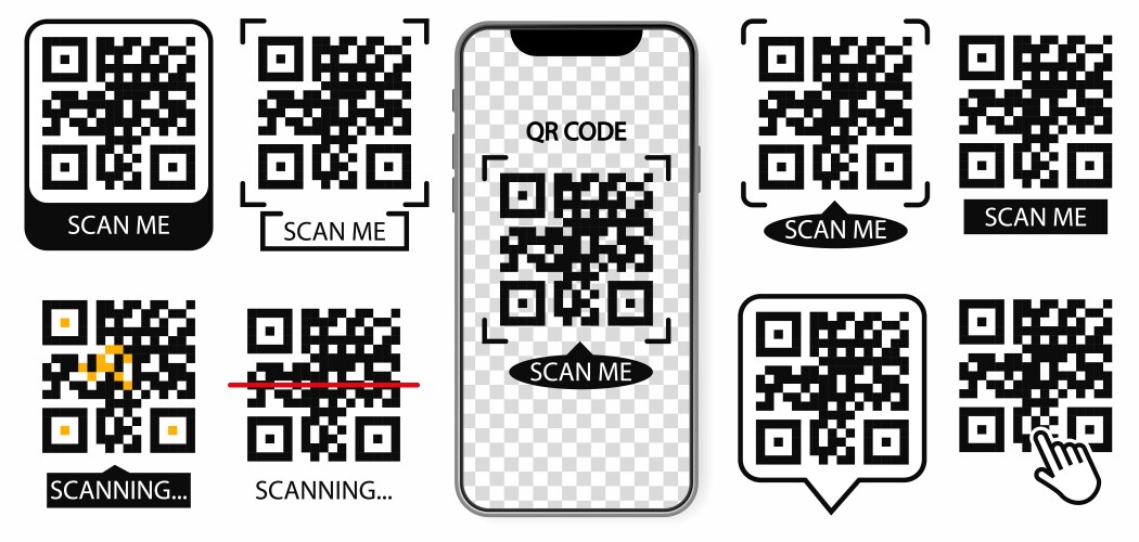 Qr Code Frame Vector Images (over 590)