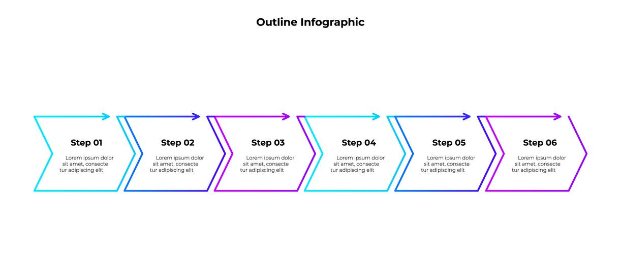 Clustered column arrows infographic chart design – Royalty-Free Vector ...