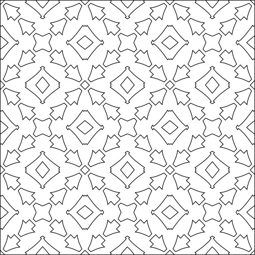 Geometric pattern with triangular elements vector image
