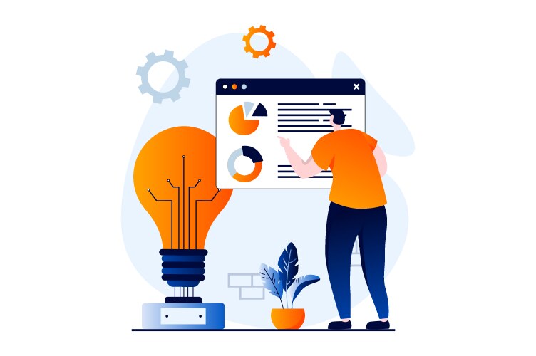 Data science Royalty Free Vector Image - VectorStock