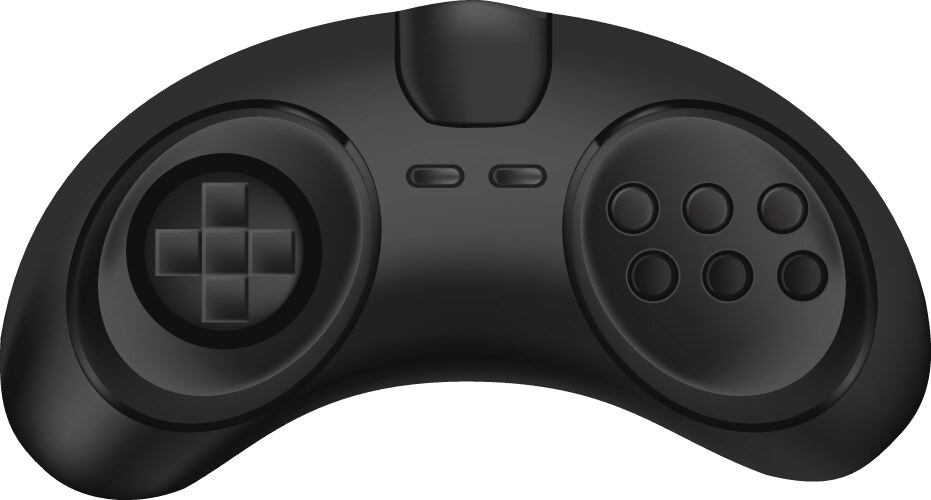 joystick or gamepad for playing video games vector