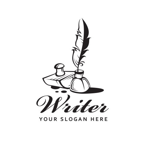 Elegant Writer's Tools Vector Image