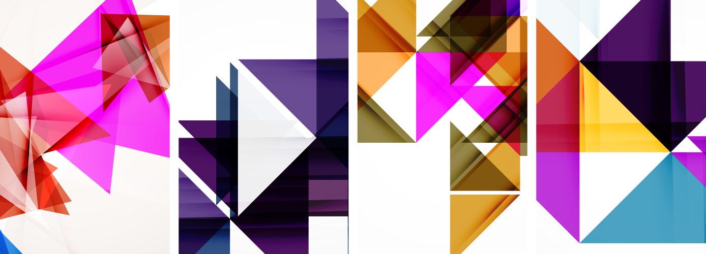 Random Triangle Pattern Vector Images (over 14,000)