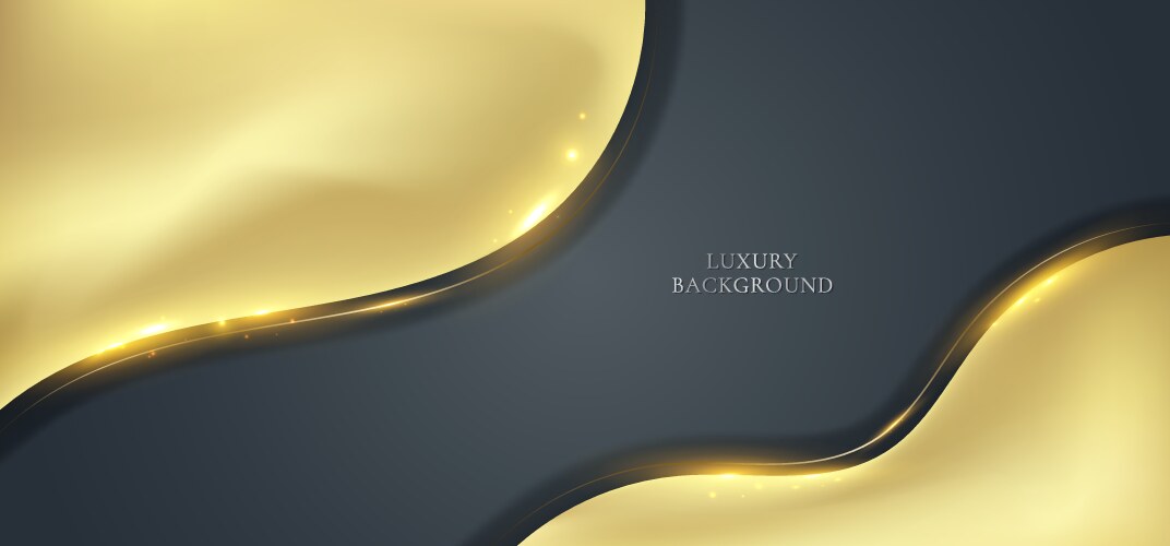 Abstract 3d elegant modern luxury template banner vector image