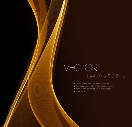 Smooth wave stream line abstract header layout vector image