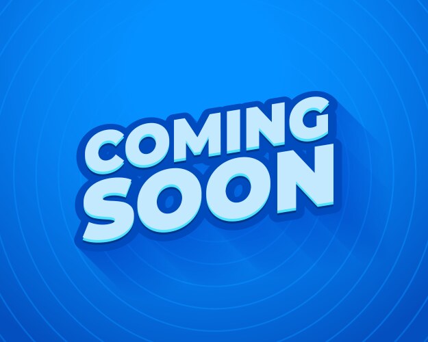 coming soon marketing template for new store vector image