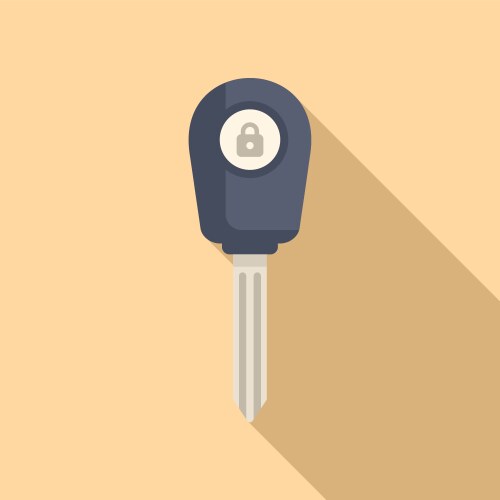 Code smart key icon flat control security Vector Image