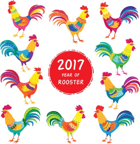 Rooster Royalty Free Vector Image - VectorStock