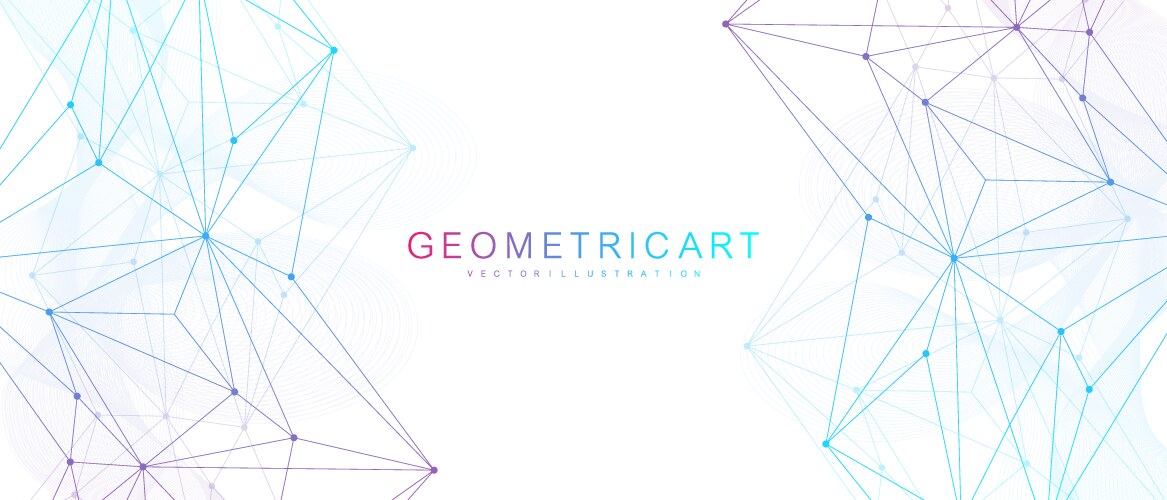 Global network connection website header or banner vector image