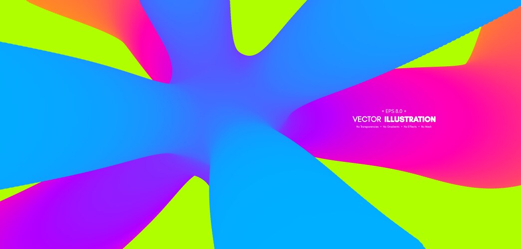Abstract Gradient Color Block Background vector image