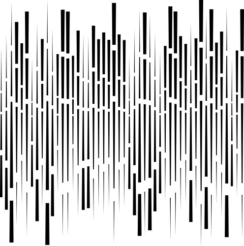 Dashed dynamic lines stripes pattern random vector image